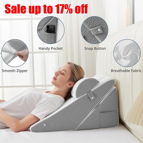 Bed wedge pillow - bed, support