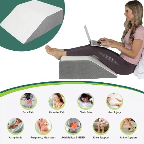 Bed wedge pillow cushion - pillow,