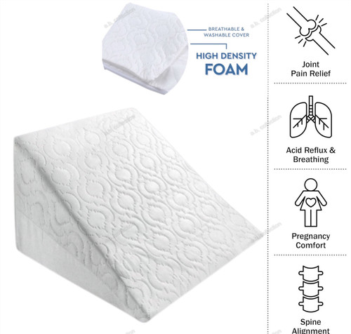 Bed wedge pillow - bed,