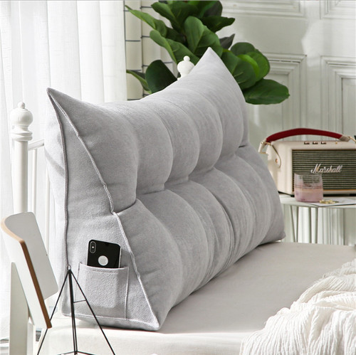 Triangular wedge lumbar pillow - triangular,